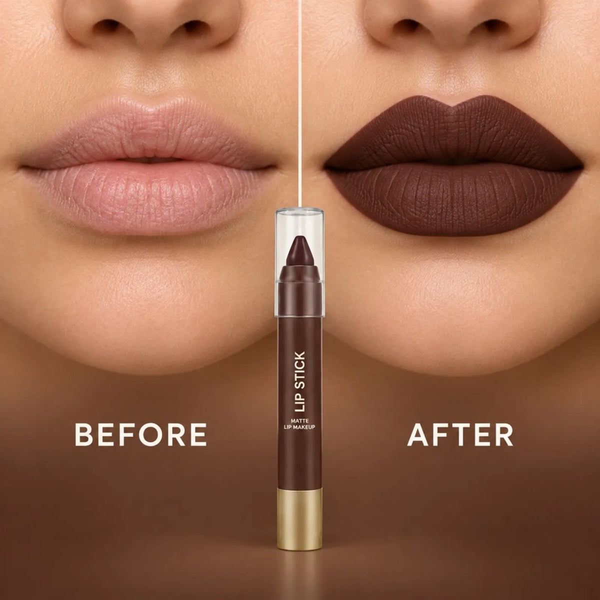 Lippen voor en na VelvetLine