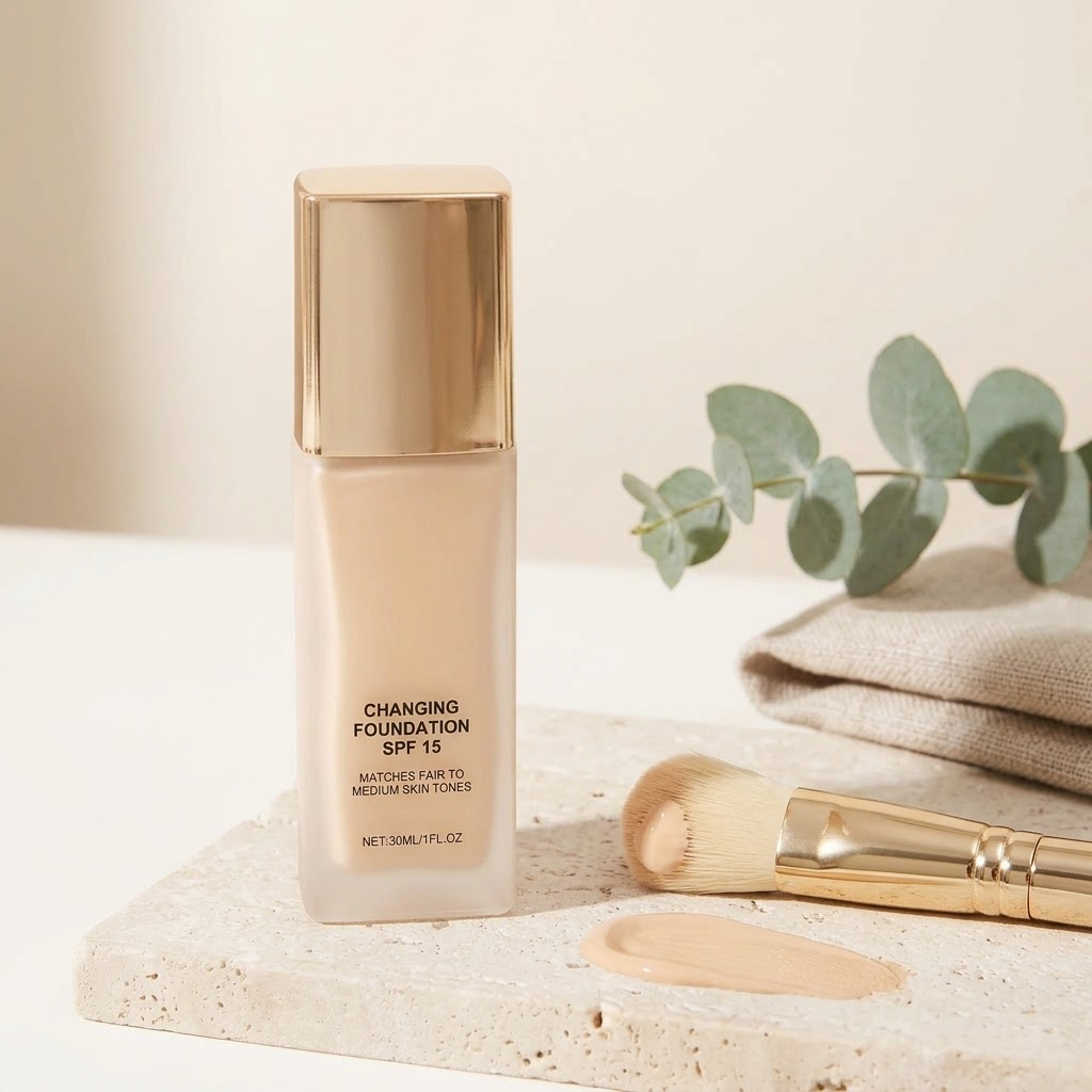 Changing Foundation met foundationkwast