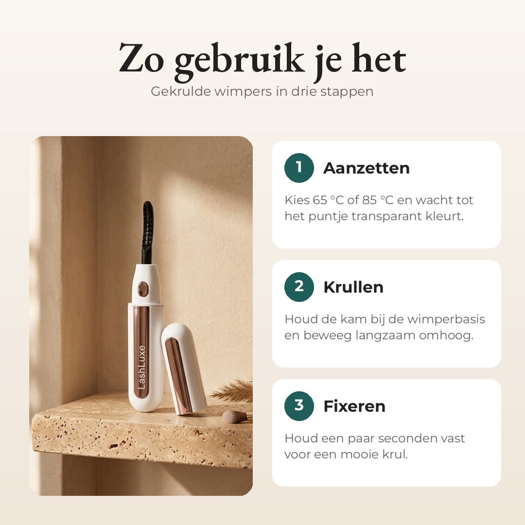 Zo gebruik je LashLuxe