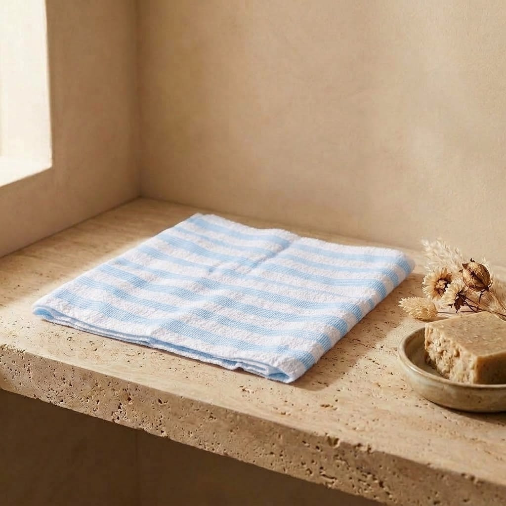 SmoothSkin Scrubdoek blauw