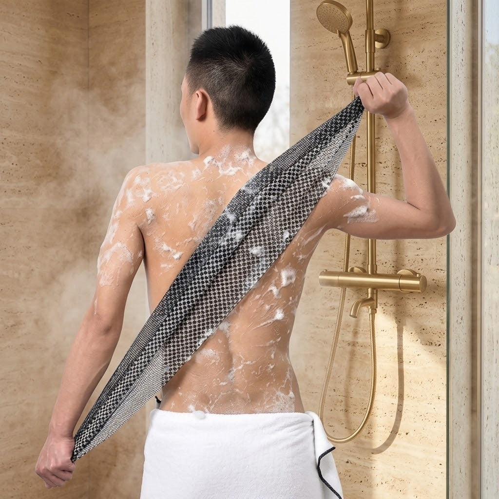 Eindelijk je hele rug scrubben