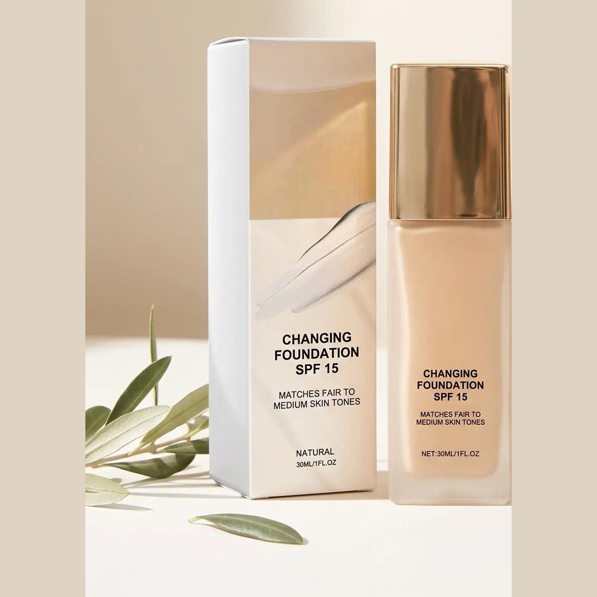 Changing Foundation tint Natural